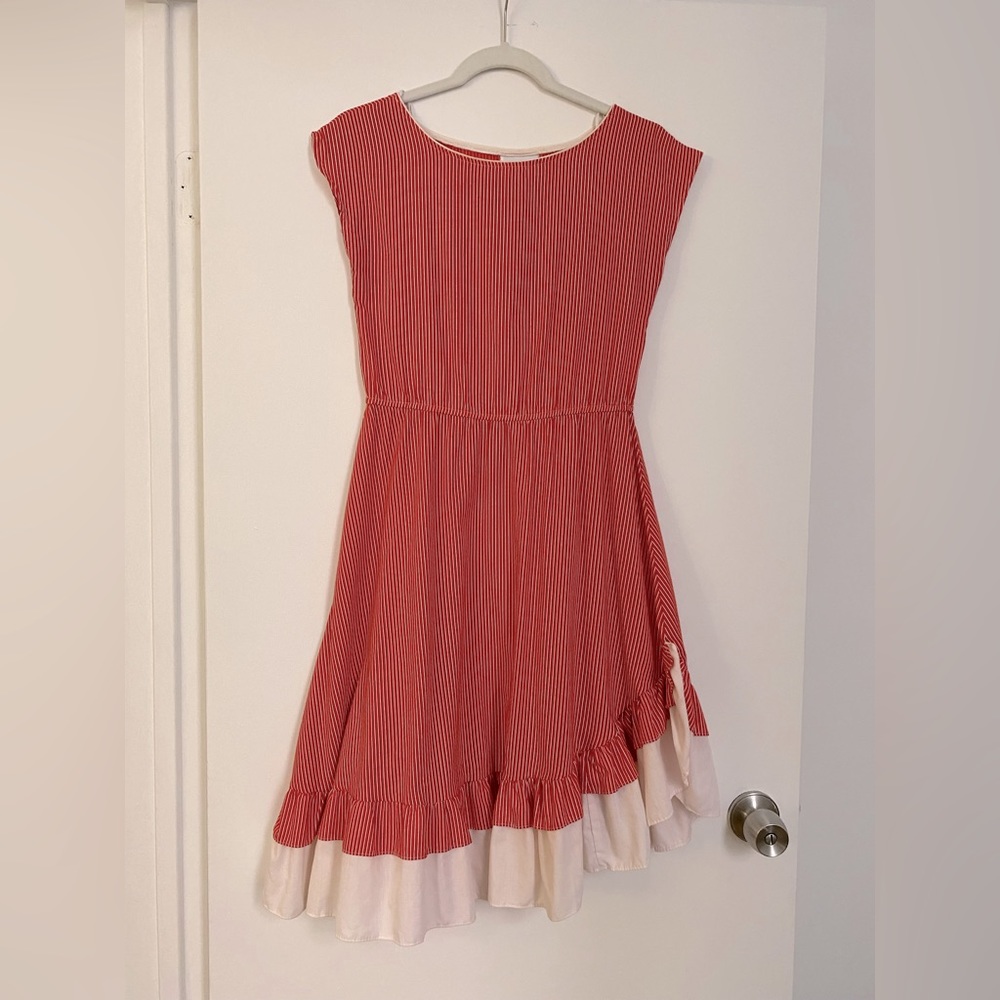 Courtyard LA vintage 70s candy stripe dress